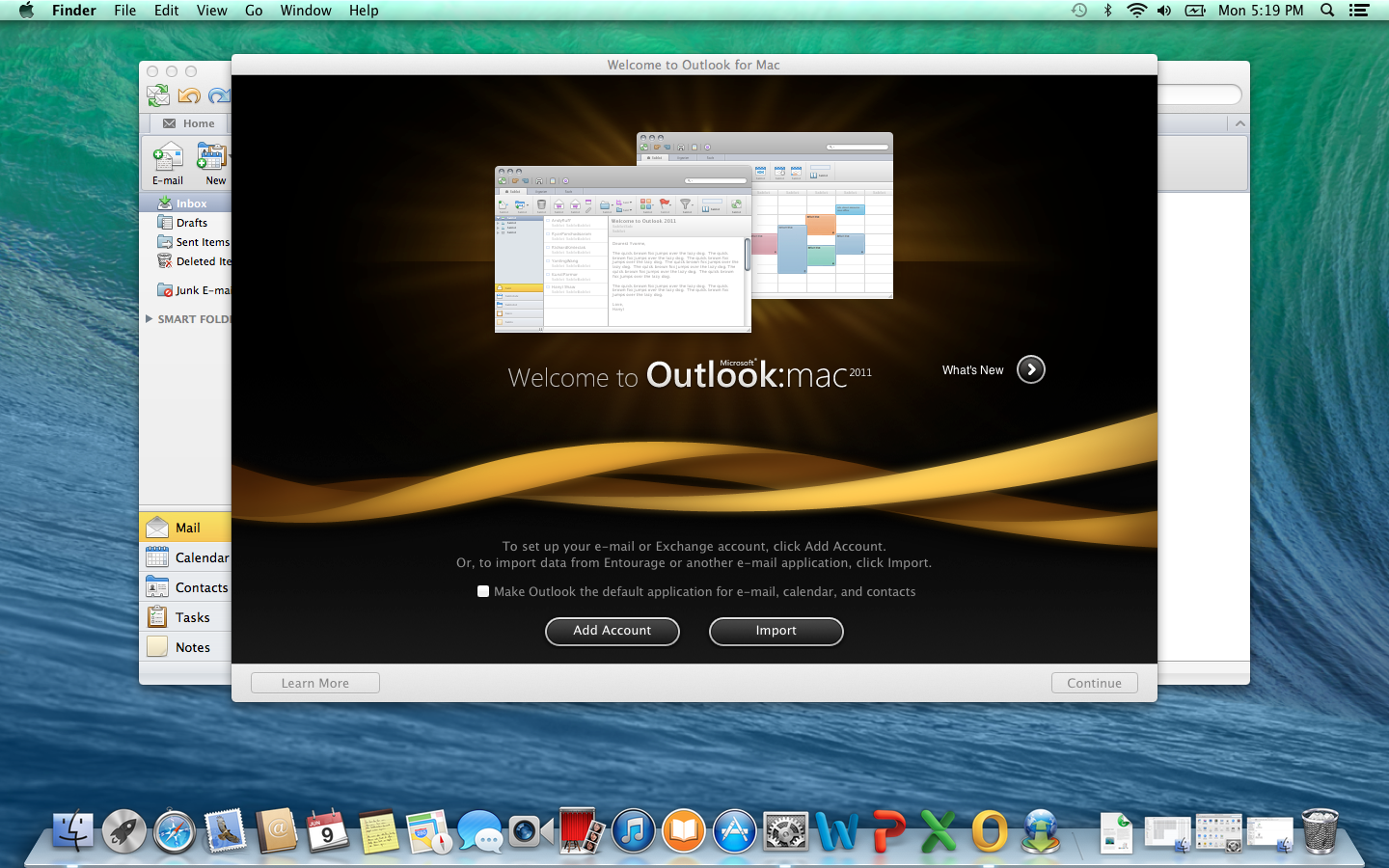 Office for mac 2011 and office 365